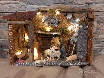 Presepe rudere casetta