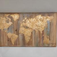 Quadro Ottaviani mappa del mondo