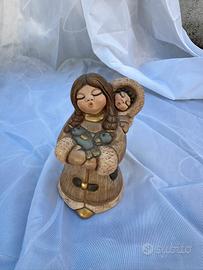 Mamma e figlio eschimese