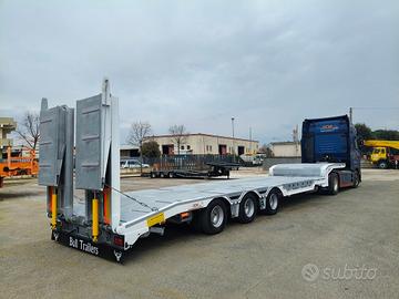 Semirimorchio carrellone PRONTA CONSEGNA rampe dop