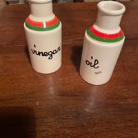 Set olio aceto ceramiche Baldelli anni 60-70