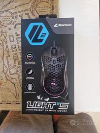 Mouse Gaming Sharkoon Light² S - Ultra Leggero
