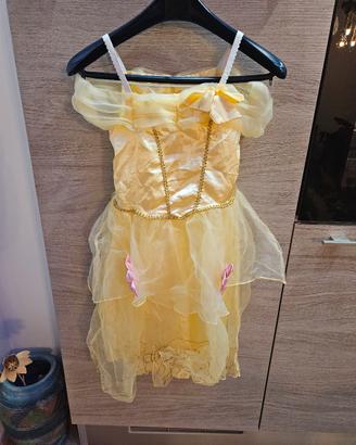 Vestito Belle la bella e la bestia 130cm