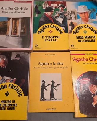 Lotto 6 Libri Agatha Christie - Edizioni Vintage