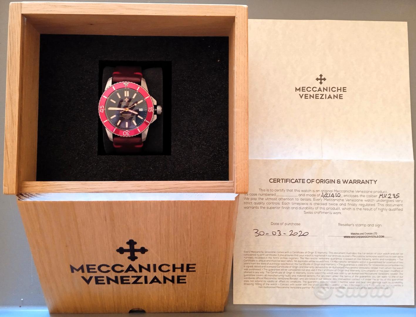 Meccaniche Veneziane Nereide Rubino Red, MV285 Collezionismo