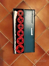 Morsa per tubi con filetti