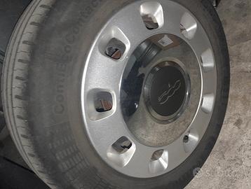 Cerchi e gomme  r14 per fiat 500 3 porte