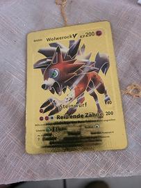 carte pokemon dorata x collezionisti