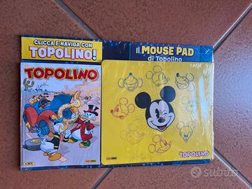 Topolino 3672 del 2026 con mouse pad Panini Comics