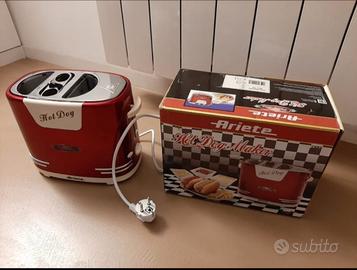"Ariete" Hot Dog Maker rosso design retrò