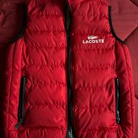 Gilet piumino smanicato Lacoste rosso tg S/M