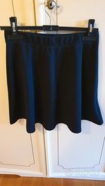 Minigonna nera Tezenis taglia M