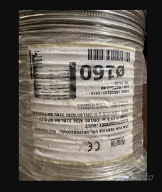 tubo canna fumaria acciaio diametro 160mm