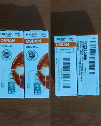 Lampadine Osram H3 / Adattatori lampadine H7