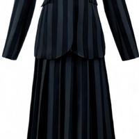 Vestito Halloween, mercoledì Addams e cappotto