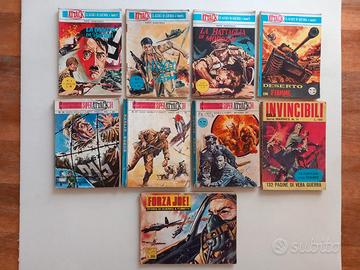 9 fumetti genere guerra anni 1966/1970
