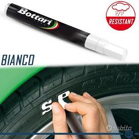 Pennarello Pneumatici Bianco INDELEBILI su Gomme