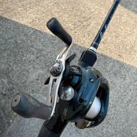 Combo canna MajorCraft e mulinello casting Daiwa