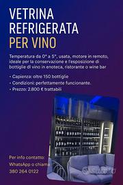 Vetrina refrigerata per vino