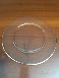 12 piatti segnaposto bordo oro