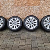 4 cerchi in lega bmw 7,5J x 17 + gomme 225/50 17