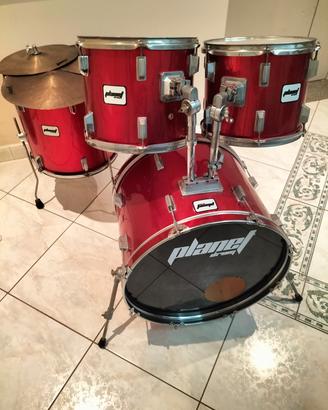 Batteria Planet Red Sparkle completa 