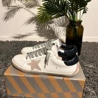 Golden Goose Superstar Bianche e Grigie 40 Nuove