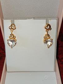 orecchini arg.925 cuori quarzo prince 
