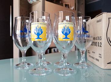 Set 6 calici da birra "Abbaye Malone"