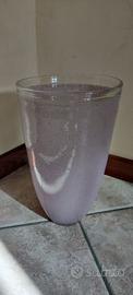 VASO IN VETRO COLOR LILLA