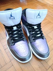 Jordan air 1 colore metallizzato 