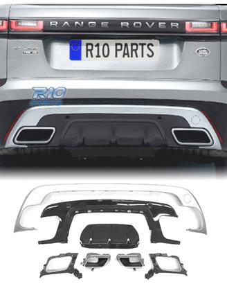 DIFFUSORE RANGE ROVER VELAR 17- LOOK R DYNAMIC ARG