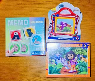 3 GIOCHI per bambini NUOVI - CONFEZIONI SIGILLATE 