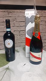 1champagne + 1riserva primitivo Manduria. 