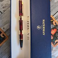 penna calligrafica Waterman Hemisphere marble red