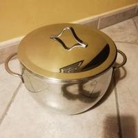 CASSERUOLA MARCHIO "LAGOSTINA" IN ACCIAIO INOX