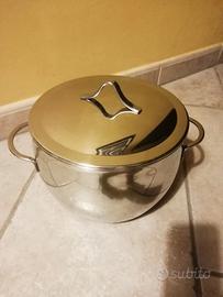 CASSERUOLA MARCHIO "LAGOSTINA" IN ACCIAIO INOX