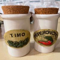 Set 2 barattolini portaspezie