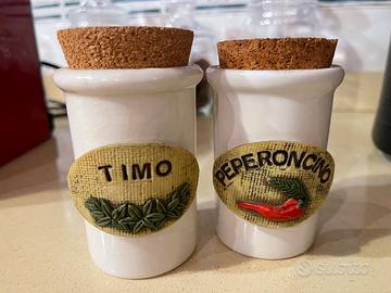 Set 2 barattolini portaspezie