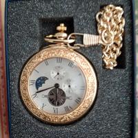 Orologio da Tasca Luxury Gold - Meccanico con Fasi