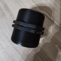 Nipplo doppia vite PVC filettato 3"  x 4 pezzi