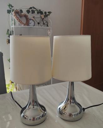 Due lampade, Abat-jour touch dimmerabili