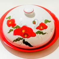 Centro tavola/piatto da portata in ceramica