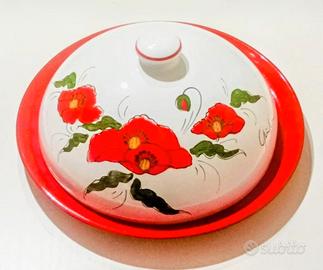 Centro tavola/piatto da portata in ceramica