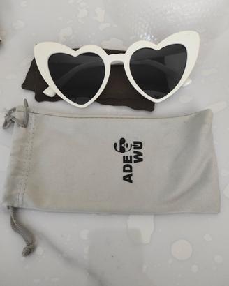 Occhiali da sole cuore lenti protettive raggi #UV