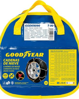 Goodyear - Set di 2 catene da neve per auto da 9 m