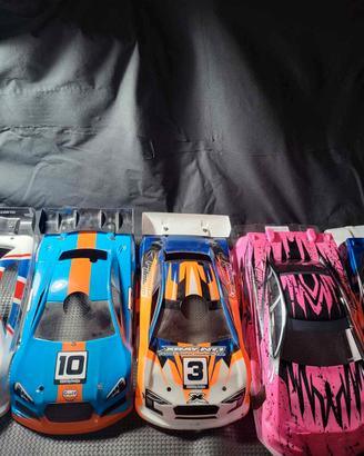 Carrozzerie 1/10 on road e rally 1/8 una 1/16