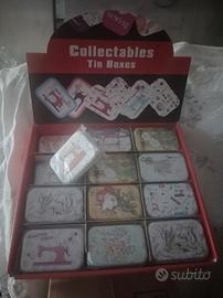 scatoline di metallo da collezione 