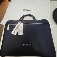 Borsa da lavoro in pelle Bikkermbergs con manici