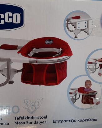 seggiolino da tavolo girevole